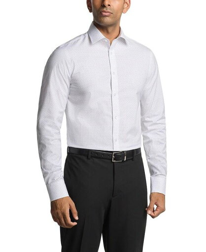 【送料無料】 カルバンクライン メンズ シャツ トップス Refined Cotton Stretch Men's Regular Fit Dress Shirt Blue Multi 【送料無料】 カルバンクライン メンズ シャツ トップス Refined Cotton Stretch Men's Regular Fit Dress Shirt Blue Multi