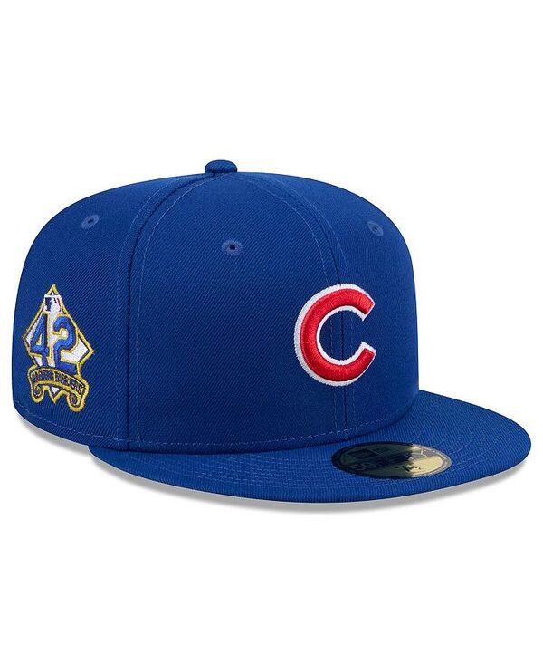 【送料無料】 ニューエラ メンズ 帽子 アクセサリー Men's Royal Chicago Cubs 2025 Jackie Robinson Day 59FIFTY Fitted Hat Royal