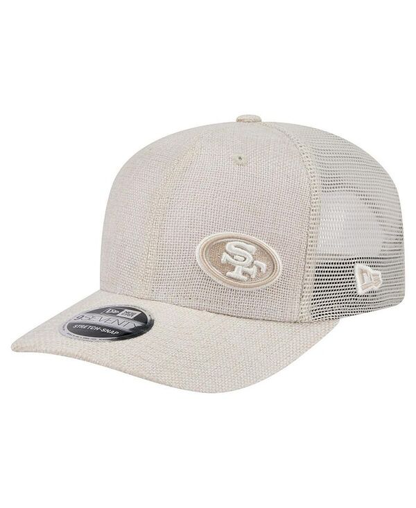 【送料無料】 ニューエラ メンズ 帽子 アクセサリー Men's Natural San Francisco 49ers Flawless 9SEVENTY Stretch-Snap Hat Natural