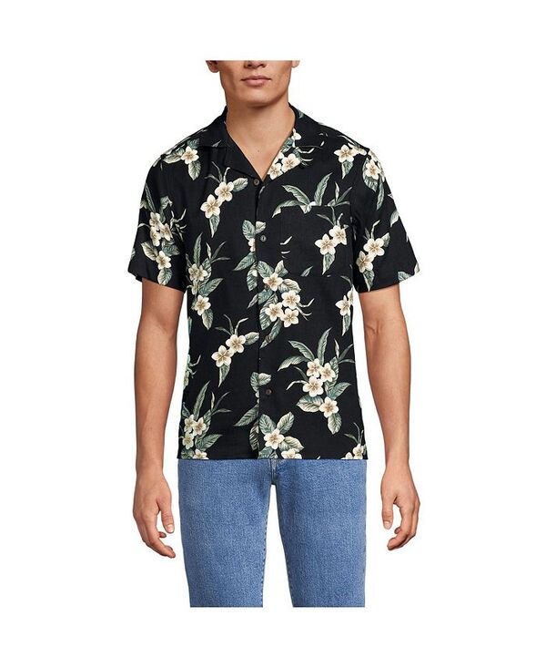 ̵ 󥺥   ȥåץ Men's Short Sleeve Hawaiian Camp Collar Shi...