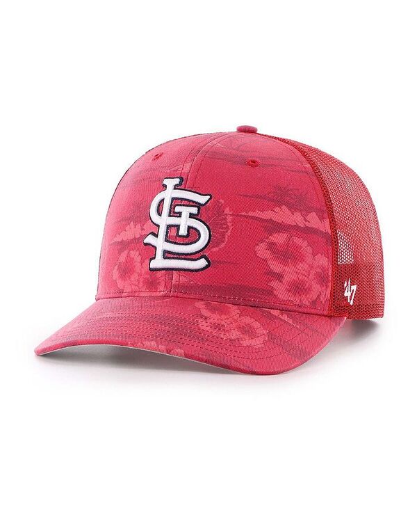 【送料無料】 47ブランド メンズ 帽子 アクセサリー Men's Red St. Louis Cardinals Fiji Trucker Adjustable Hat Red