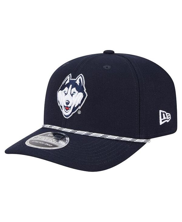 【送料無料】 ニューエラ メンズ 帽子 アクセサリー Men's Navy UConn Huskies Game Day Multi-Rope 9SEVENTY Stretch-Snap Hat Navy