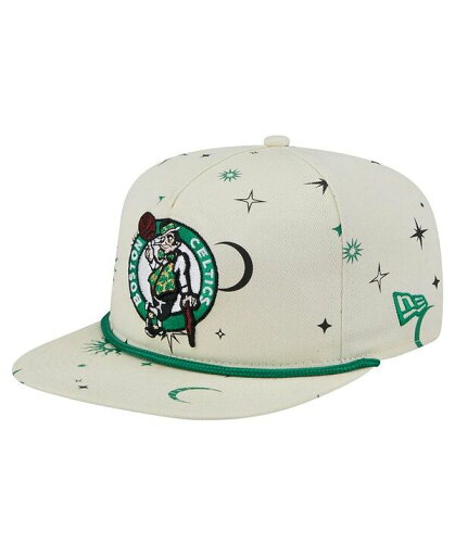 【送料無料】 ニューエラ メンズ 帽子 アクセサリー Men's Cream Boston Celtics Lunar Golfer Snapback Hat Cream 【送料無料】 ニューエラ メンズ 帽子 アクセサリー Men's Cream Boston Celtics Lunar Golfer Snapback Hat Cream