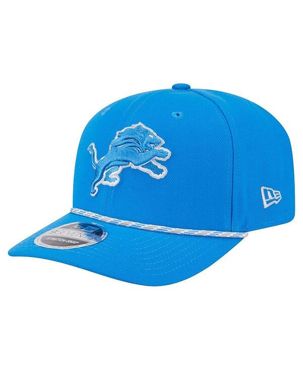 楽天ReVida 楽天市場店ニューエラ メンズ アクセサリー 帽子 New Era Men's Blue Detroit Lions Gameday Multi Rope 9SEVENTY Stretch-Snap Hat Blue ブルー
