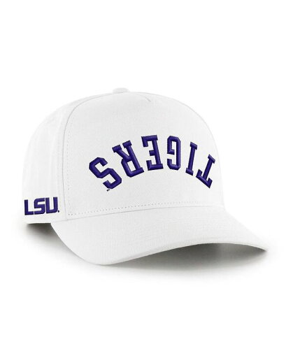 【送料無料】 47ブランド メンズ 帽子 アクセサリー Men's White LSU Tigers Flip Script Hitch Adjustable Hat White 【送料無料】 47ブランド メンズ 帽子 アクセサリー Men's White LSU Tigers Flip Script Hitch Adjustable Hat White