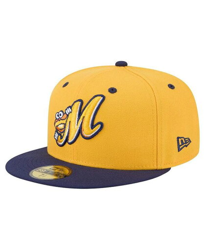 【送料無料】 ニューエラ メンズ 帽子 アクセサリー Men's Gold/Navy Montgomery Biscuits Authentic Collection 59FIFTY Fitted Hat Gold Navy 【送料無料】 ニューエラ メンズ 帽子 アクセサリー Men's Gold/Navy Montgomery Biscuits Authentic Collection 59FIFTY Fitted Hat Gold Navy