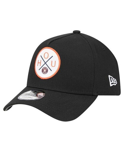 【送料無料】 ニューエラ メンズ 帽子 アクセサリー Men's Black Houston Astros 9FORTY A-Frame Adjustable Hat Black 【送料無料】 ニューエラ メンズ 帽子 アクセサリー Men's Black Houston Astros 9FORTY A-Frame Adjustable Hat Black