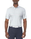 【送料無料】 ピージーエーツアー メンズ ポロシャツ トップス Men's Refreshments Short Sleeve Printed Polo Shi...