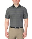 【送料無料】 ピージーエーツアー メンズ ポロシャツ トップス Men's Short Sleeve Birdseye Jacquard Polo Shirt ...