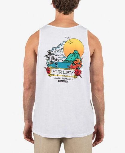 【送料無料】 ハーレー メンズ Tシャツ トップス Men's Bait Tank Top White 【送料無料】 ハーレー メンズ Tシャツ トップス Men's Bait Tank Top White