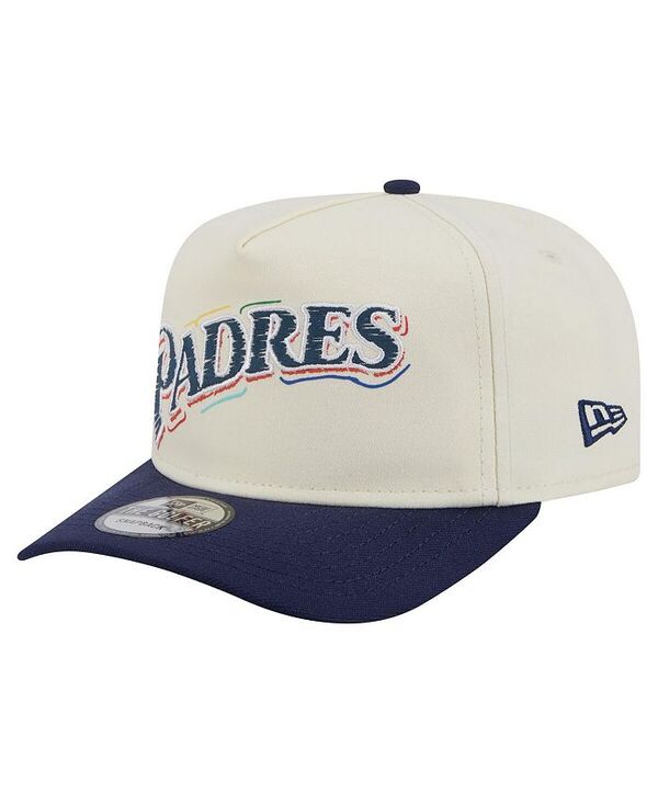 【送料無料】 ニューエラ メンズ 帽子 アクセサリー Men's White San Diego Padres Team Scribble Golfer Adjustable Hat White