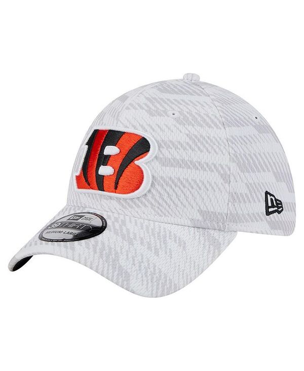 【送料無料】 ニューエラ メンズ 帽子 アクセサリー Men's White Cincinnati Bengals Gameday Graded 39THIRTY Flex Hat White