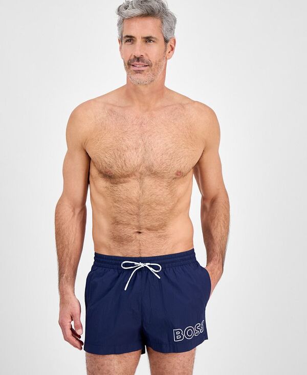 【送料無料】 ヒューゴボス メンズ ハーフパンツ・ショーツ 水着 Men's Lee Drawstring 5.3" Swim Trunks Brightblue