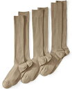 【送料無料】 ランズエンド メンズ 靴下 アンダーウェア Men's Seamless Toe Over the Calf Rib Dress Socks 3-...