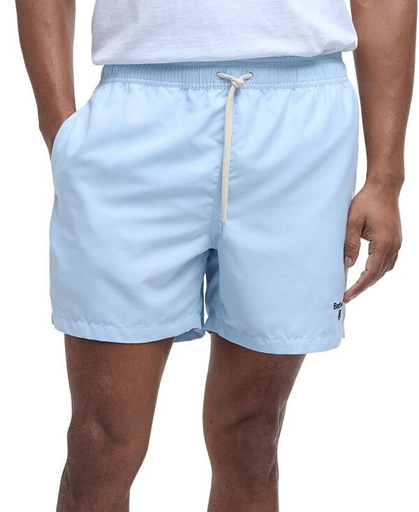 【送料無料】 バブアー メンズ ハーフパンツ・ショーツ 水着 Men's Staple Logo 5" Swim Trunks Ocean Sky
