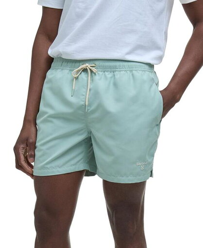 【送料無料】 バブアー メンズ ハーフパンツ・ショーツ 水着 Men's Staple Logo 5" Swim Trunks Pale Apple 【送料無料】 バブアー メンズ ハーフパンツ・ショーツ 水着 Men's Staple Logo 5" Swim Trunks Pale Apple