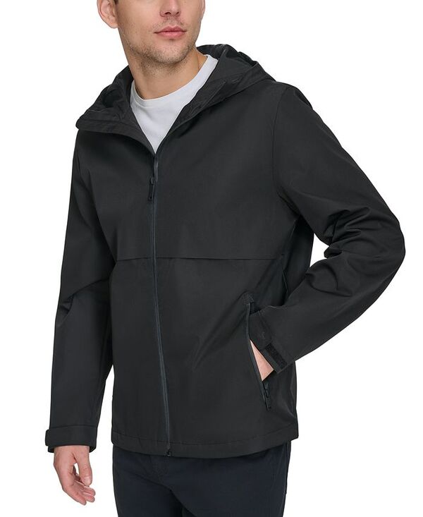 【送料無料】 ドッカーズ メンズ ジャケット・ブルゾン アウター Men's Hooded Rain Jacket Black