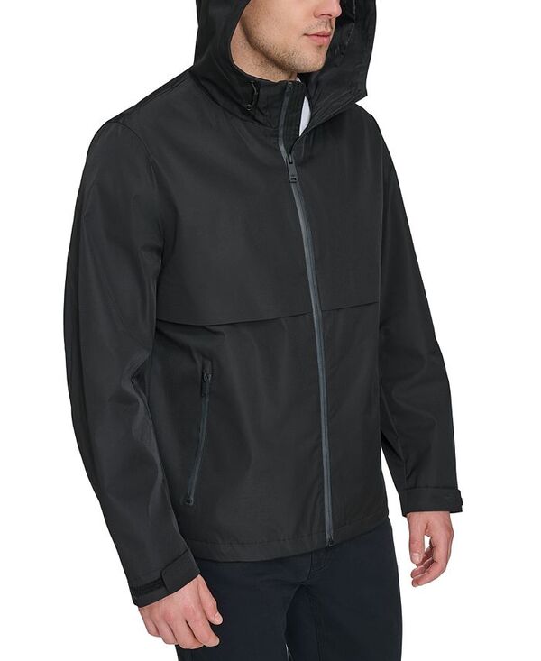 【送料無料】 ドッカーズ メンズ ジャケット・ブルゾン アウター Men's Hooded Rain Jacket Black
