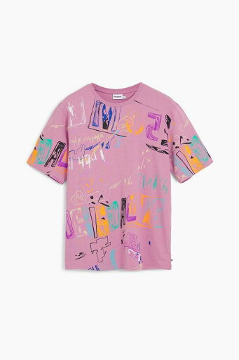 【送料無料】 デジグアル メンズ Tシャツ トップス Men's Brushstroke T-shirt Red 【送料無料】 デジグアル メンズ Tシャツ トップス Men's Brushstroke T-shirt Red