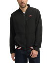 【送料無料】 ハンター メンズ ジャケット・ブルゾン アウター Men's Moorgate Zip Logo Bomber Jacket Black