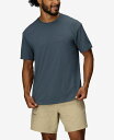 【送料無料】 マーモット メンズ シャツ トップス Men's AirExchange Ultraviolet Protection Factor 50 Short Sleeve Crew Shirt Thunderhead