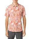【送料無料】 オニール メンズ シャツ トップス Men's Traveler Traverse Short Sleeve Standard Shirt Autumn leaf