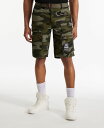 【送料無料】 エコー メンズ ハーフパンツ・ショーツ ボトムス Men's Freshen Up Belted Cargo Shorts Combat camo