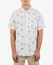 【送料無料】 ハーレー メンズ シャツ トップス Men's Oao Stretch Print Short Sleeve Shirt Bone