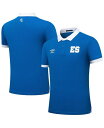 【送料無料】 アンブロ メンズ シャツ トップス Men's Blue El Salvador National Team 2025 Home Replica Jersey Blue