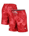 【送料無料】 トッミーバハマ メンズ ハーフパンツ・ショーツ 水着 Men's Crimson Indiana Hoosiers Santiago Palms ...