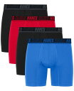 【送料無料】 ヘインズ メンズ ボクサーパンツ アンダーウェア Men's Moves Ultimate 4-Pk. Anti-Chafe 6