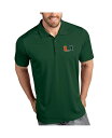 【送料無料】 アンティグア メンズ ポロシャツ トップス Men's Miami Hurricanes Tribute Polo Green(4)