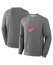 【送料無料】 ファナティクス メンズ パーカー・スウェット アウター Men's Heather Gray Detroit Red Wings Decades Collection Legendary Fleece Pullover Sweatshirt Heather Gray(4)