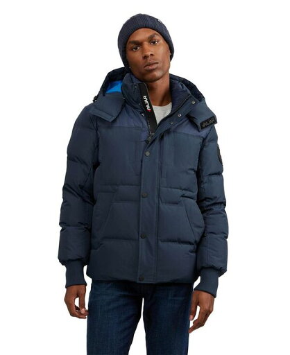 【送料無料】 パジャール メンズ ジャケット・ブルゾン アウター Men's Men s Comet Mixed Media Puffer with Detachable Hood Navy 【送料無料】 パジャール メンズ ジャケット・ブルゾン アウター Men's Men s Comet Mixed Media Puffer with Detachable Hood Navy
