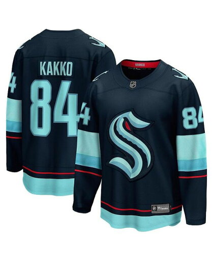 【送料無料】 ファナティクス メンズ シャツ トップス Men's Kaapo Kakko Deep Sea Blue Seattle Kraken Home Breakaway Player Jersey Navy 【送料無料】 ファナティクス メンズ シャツ トップス Men's Kaapo Kakko Deep Sea Blue Seattle Kraken Home Breakaway Player Jersey Navy