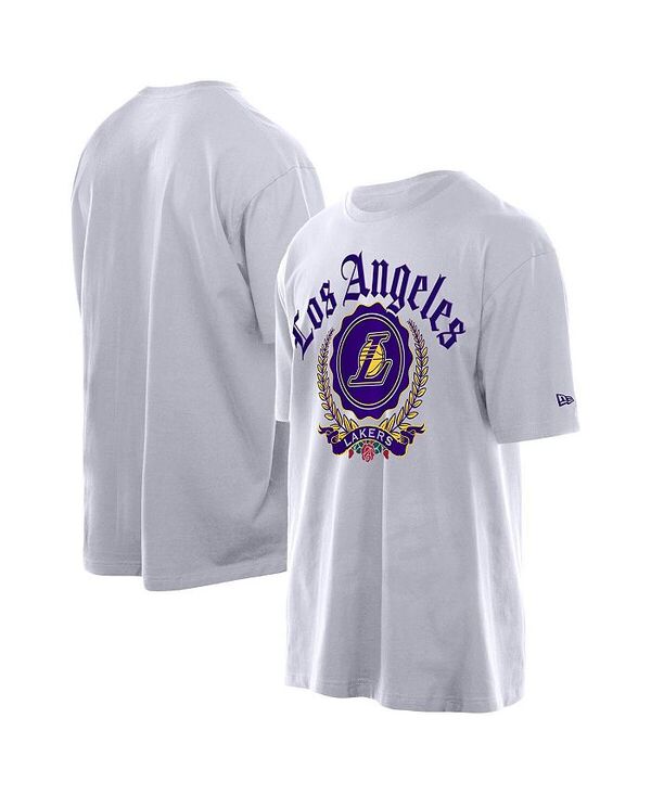 ̵ ˥塼  T ȥåץ Men's White Los Angeles Lakers Throwback Pr...