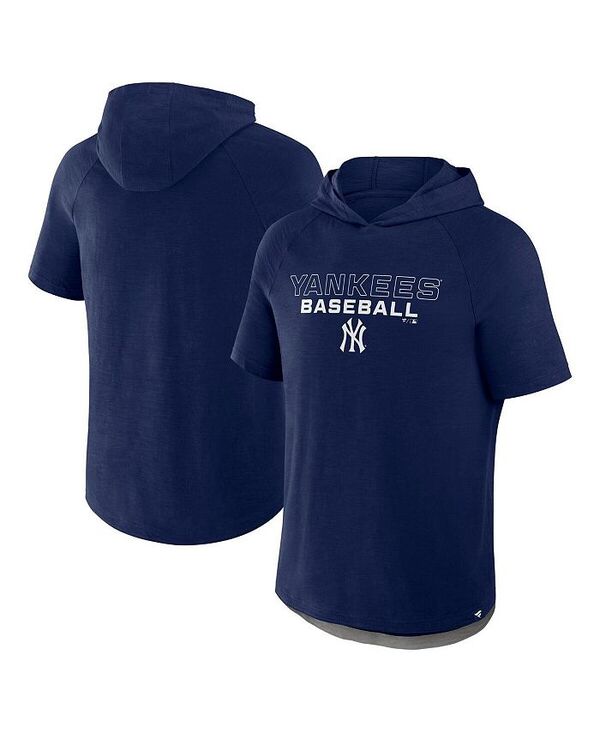 ReVida ŷԾŹ㤨֥եʥƥ   ѡå ѡ Fanatics Men's Navy New York Yankees Clubhouse Optimal Play Raglan Short Sleeve Pullover Hoodie Navy ͥӡפβǤʤ12,480ߤˤʤޤ