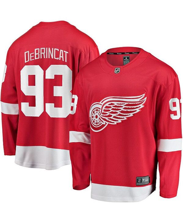 ファナティクス メンズ トップス シャツ ジャージー Fanatics Men's Alex DeBrincat Red Detroit Red Wings Home Premier Breakaway Player Jersey Red レッド