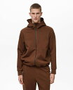【送料無料】 マンゴ メンズ パーカー・スウェット アウター Men's Comfort Stretch Hooded Sweatshirt Burnt Orange