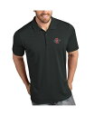 【送料無料】 アンティグア メンズ ポロシャツ トップス Men's Charcoal San Diego State Aztecs Tribute Polo Charcoal