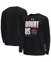 【送料無料】 アンダーアーマー メンズ Tシャツ トップス Men's Black South Carolina Gamecocks March Madness Unity Long Sleeve T-Shirt Black
