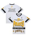 【送料無料】 ミッチェル&ネス メンズ Tシャツ トップス Men's White Pittsburgh Pirates Cooperstown Collect...