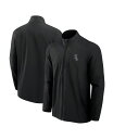 【送料無料】 ファナティクス メンズ ジャケット・ブルゾン アウター Men's Black Chicago White Sox Front Office Woven Full-Zip Jacket Black