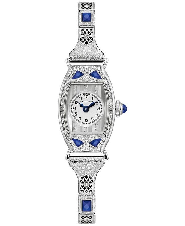 ブロバ レディース アクセサリー 腕時計 Tシャツ Bulova 150th Anniversary Women's Art Deco Miss America Stainless Steel Expansion Bracelet Watch 18mm Silver-tone シルバー(2)