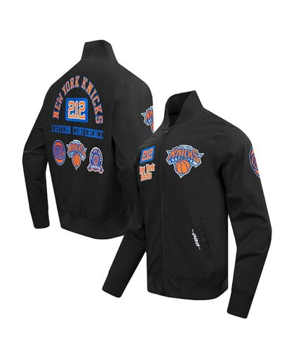 【送料無料】 プロスタンダード メンズ ジャケット・ブルゾン アウター Men's Black New York Knicks Area Code Twill Full-Zip Jacket Black 【送料無料】 プロスタンダード メンズ ジャケット・ブルゾン アウター Men's Black New York Knicks Area Code Twill Full-Zip Jacket Black