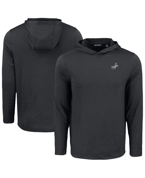 カッターアンドバック メンズ トップス Tシャツ パーカー Cutter & Buck Men's Black Los Angeles Dodg..