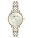 【送料無料】 アンクライン レディース 腕時計 アクセサリー Women's Quartz Classy Two-Tone Metal Alloy Watch ...