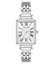 【送料無料】 アンクライン レディース 腕時計 アクセサリー Women's Quartz Rectangular Roman Numeral Silver-T...