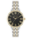 【送料無料】 アンクライン レディース 腕時計 アクセサリー Women's Quartz Round Roman Numeral Two-Tone Metal...