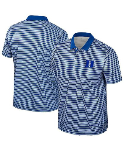 【送料無料】 コロシアム メンズ ポロシャツ トップス Men's Royal Duke Blue Devils Striped Polo Shirt Royal 【送料無料】 コロシアム メンズ ポロシャツ トップス Men's Royal Duke Blue Devils Striped Polo Shirt Royal